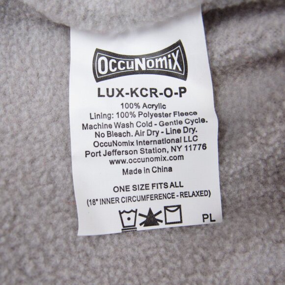 Occunomix Men's Winter Warm Beanie Orange One Size Cold Stress Knit NWT - Picture 7 of 7